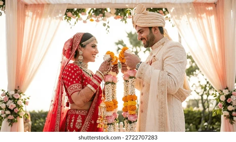 Indian wedding bridal setup by Perpetual Pairs planners